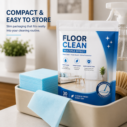 Floor Cleaning Wipes—Instant Cleaning, No Residue