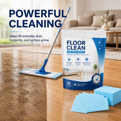 Floor Cleaning Wipes—Instant Cleaning, No Residue
