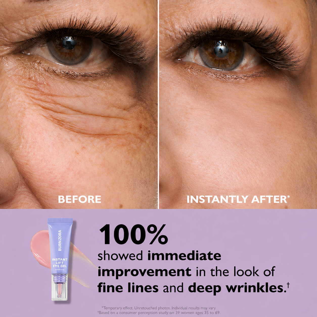 Eye Bag Instant Eraser, Tightens, Firms, & Blurs Wrinkles