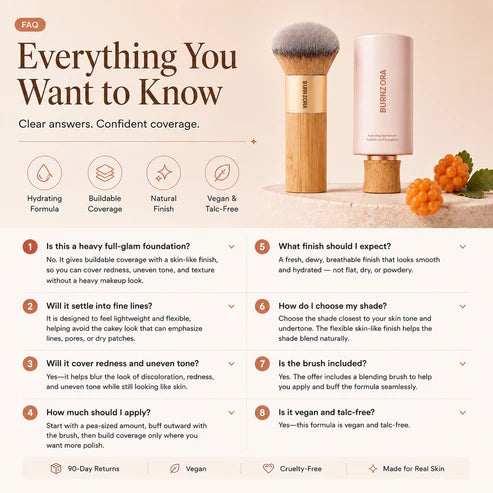 Timeless Hydrating Foundation - Instantly blurs, hydrates & smooths your skin